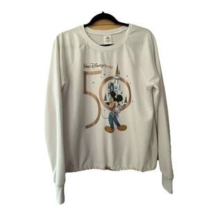 Walt Disney World 50th Anniversary Sweatshirt Women Medium Vacation Micky 121
